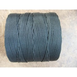 Cordelette en bobine noire 2 mm - Tissus Price