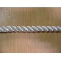 Mètres de cordage en Polyamide Câblé, Ø 12 mm, Blanc, 3 Torons