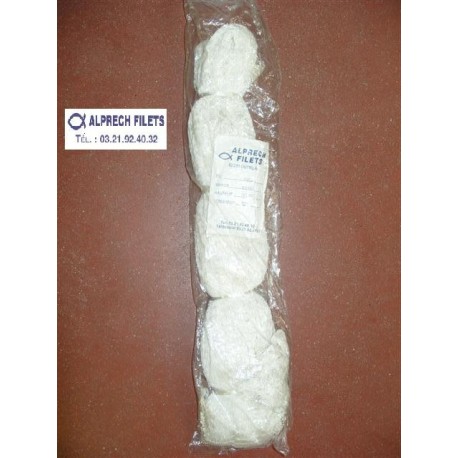 Nappe de filet à crevettes - Mailles 9 mm - Blanc