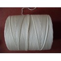 Bobine de Tresse Polyamide Ø 2 mm, Blanche, 600 Mètres/kg, de 2 kg