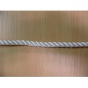 Mètres de cordage en Polyamide Câblé, Ø 10 mm, Blanc, 3 Torons