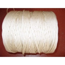 Tresse Polyamide Ø 4.75 mm, Blanche, 130 M/kg, en Bobine de 2 kg