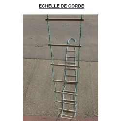 Echelle de Cordes avec barreau en bois